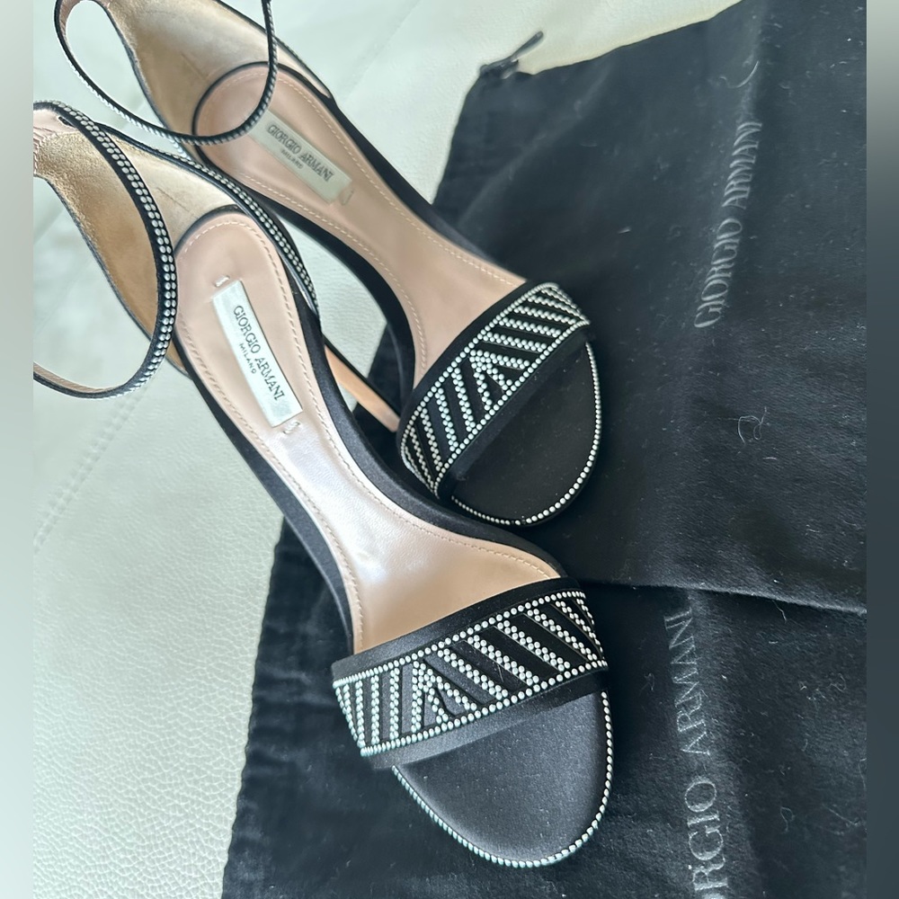 Georgia Armani stiletto strap heels